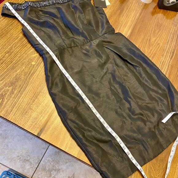 Melrose Social Black Beaded Neckline Cocktail Dress size 14 NWT - Picture 6 of 16